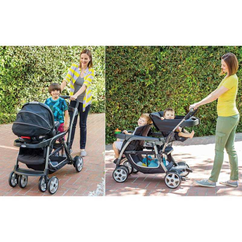 Ready2grow stand and sales ride double stroller