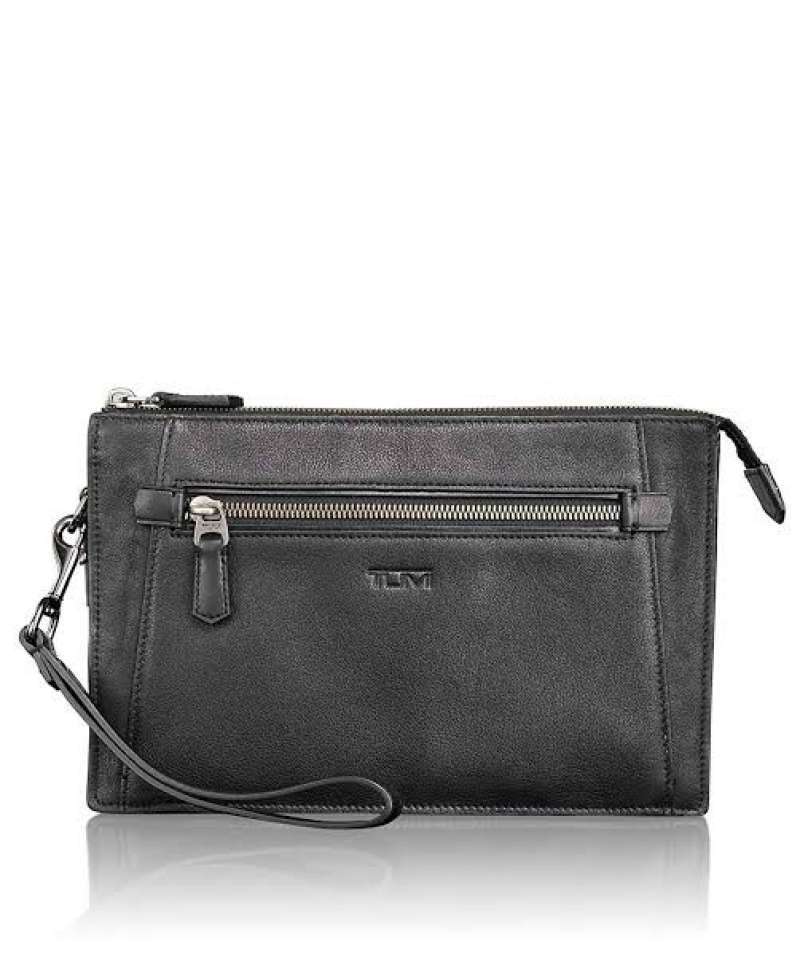 Tumi nassau on sale double zip clutch
