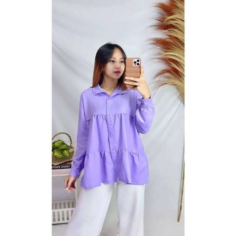 Baju cheap ruffle top