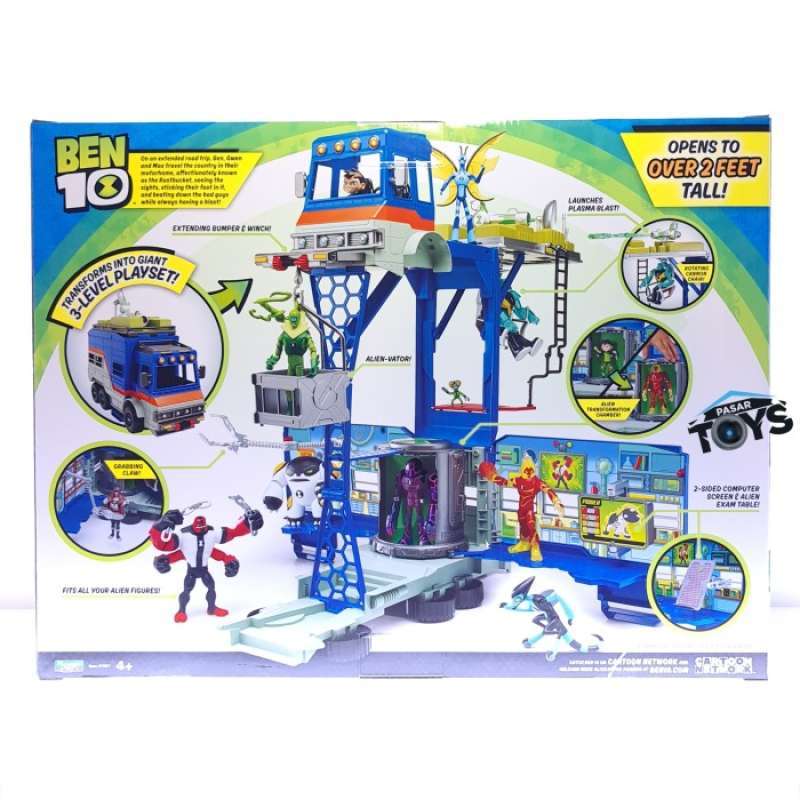 Ben 10 rustbucket deluxe vehicle transforming hotsell playset