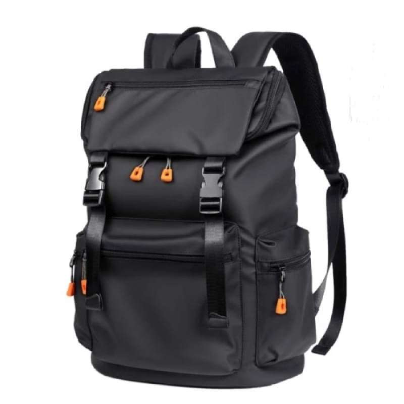 Tas Ransel Pria Waterproof Backpack Pria Tas Anti Air Bimo Hitam