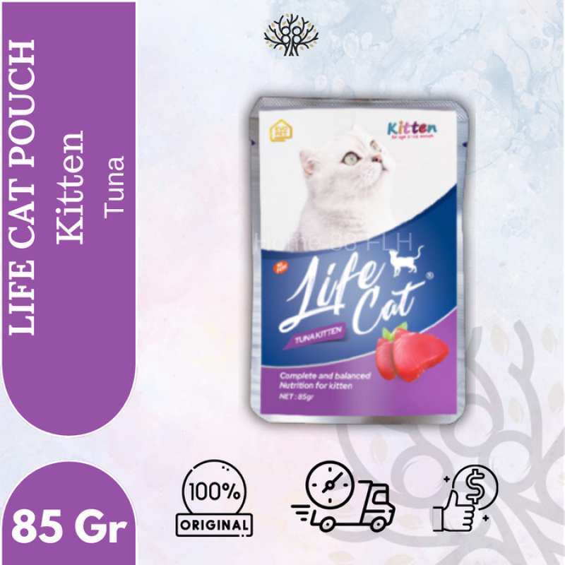 Jual Life Cat Kitten Pouch Cat Wet Food 85 Gr Pakan Basah Anak Kucing Kittensalmon Kittentuna Di Seller Revape id Sardonoharjo Kab. Sleman Blibli