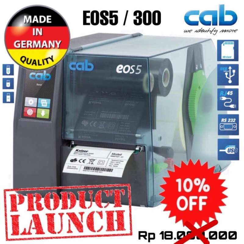 5978212 - Cab EOS5 TT Printer [300dpi, Ethernet]