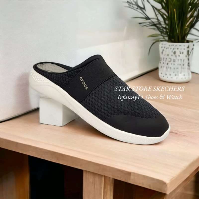 Jual DIMPLE STORE Sepatu Sandal Crocs Literide Mesh Mule Men