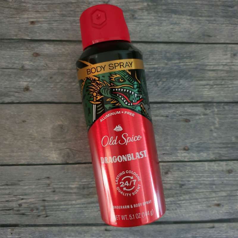 Old spice dragon blast body spray clearance
