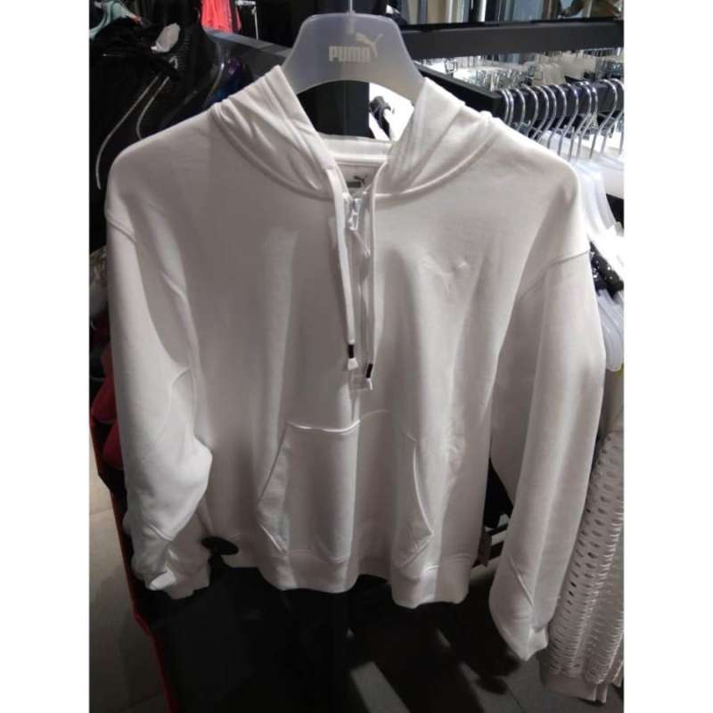 Jual Hoodie PUMA Feel It Cover up Puma White 517384 06 di Seller