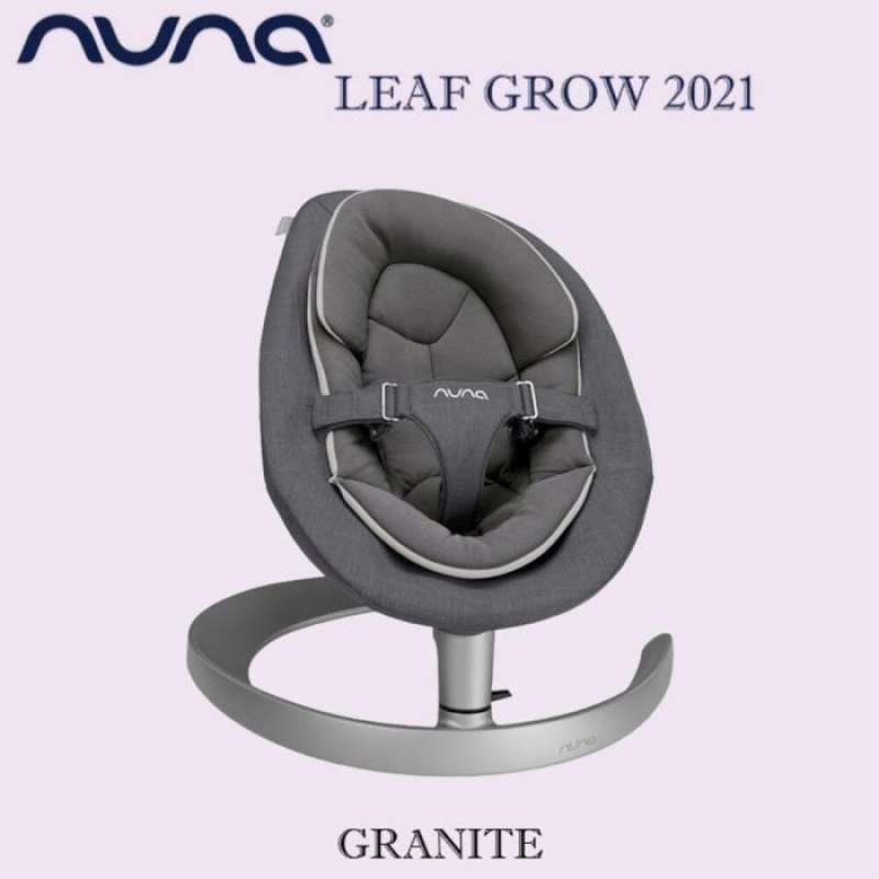 Jual Terbaru Nuna Leaf Grow Baby Bouncer Ayunan Bayi Grey di