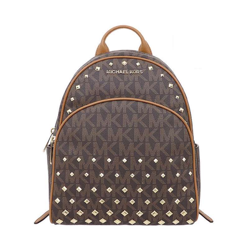 Michael kors abbey store medium studded backpack