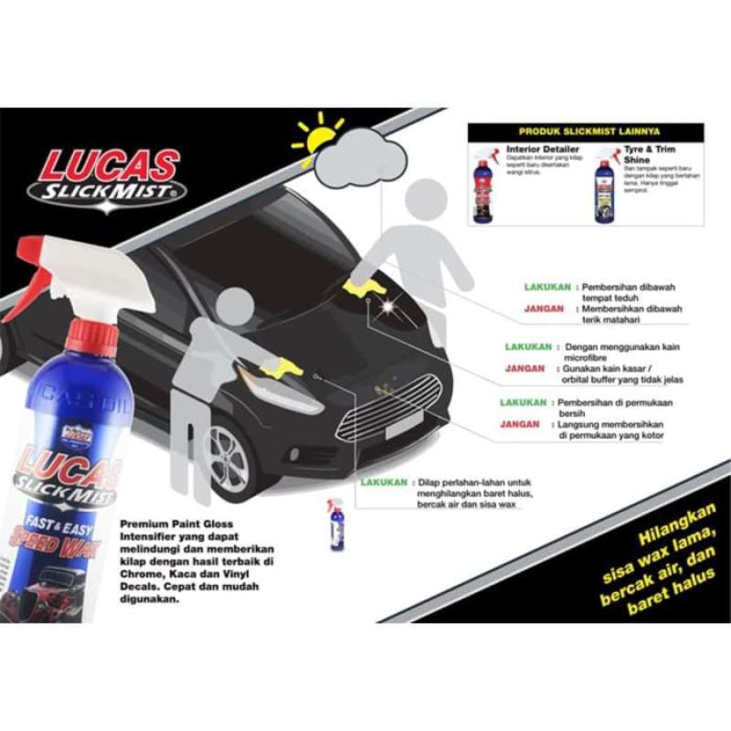 Promo Lucas Oil Slick Mist Speed Wax / Wax Pengkilap Mobil