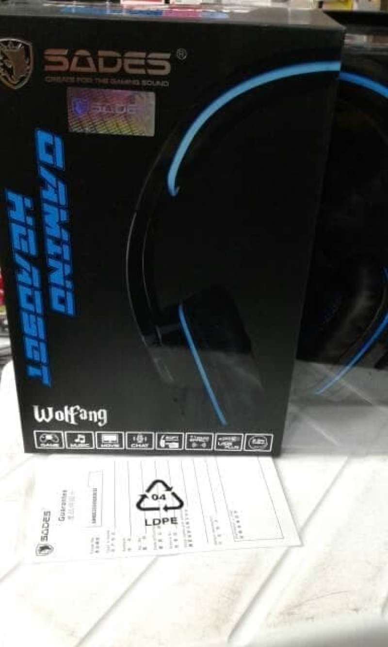 Headset Sades Wolfang SA 901 SA901 Gaming Headset 7.1 ORIGINAL