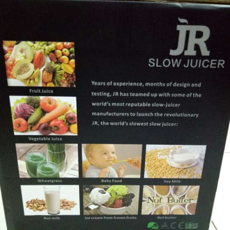 Jr top slow juicer
