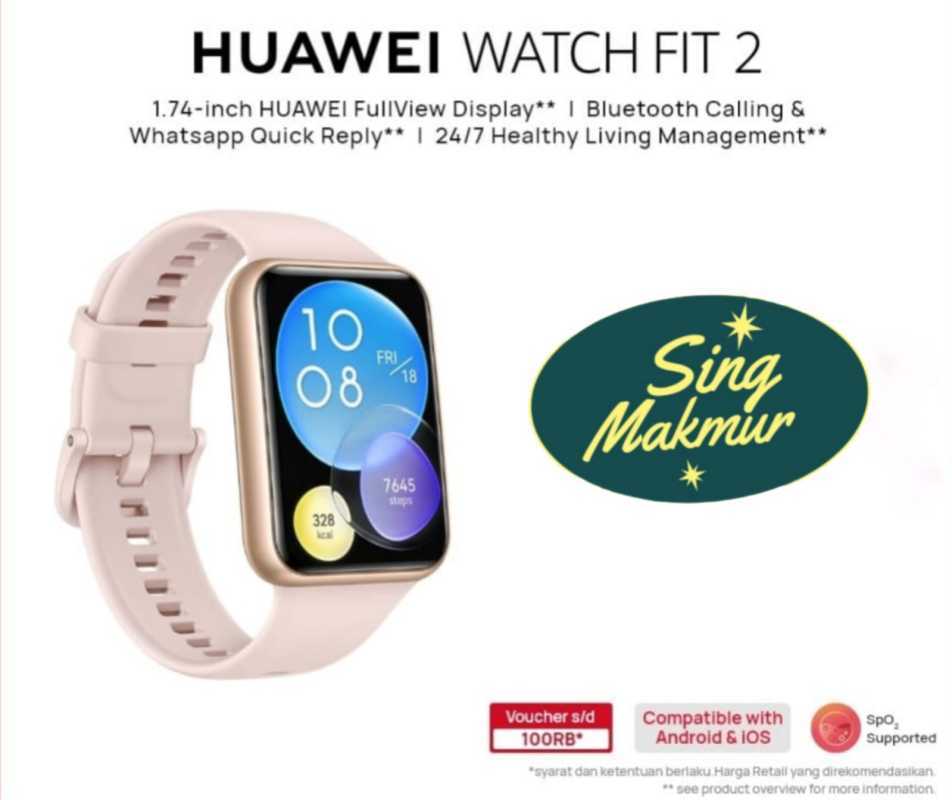 Jual HUAWEI Watch Fit Bluetooth Call Smart