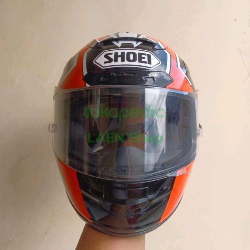 Jual SHOEI X12 Marquez TSR Aero force X bukan replika clone di