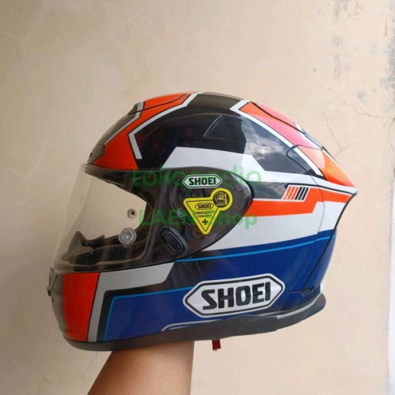 Jual SHOEI X12 Marquez TSR Aero force X bukan replika clone di