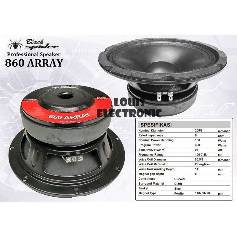 Speaker array hot sale 8 inch
