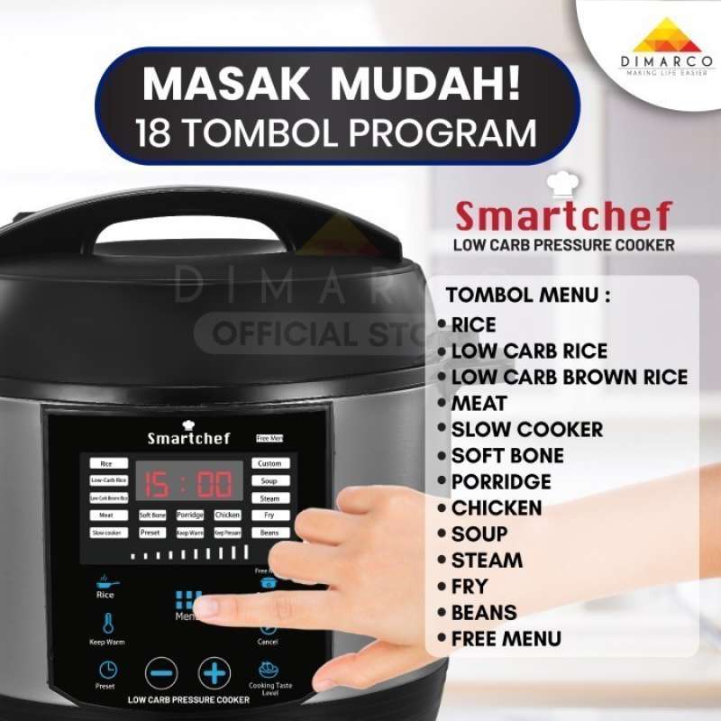 Harga smart pressure hot sale cooker