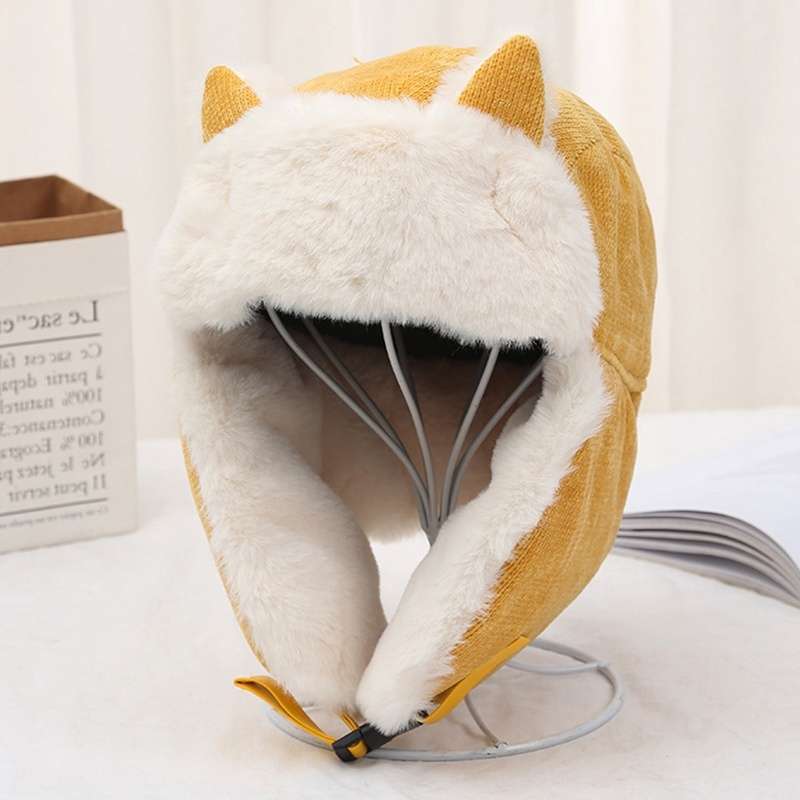 Promo Gst Topi Ushanka Lucu Cat Fox Winter Hat Diskon 16% Di