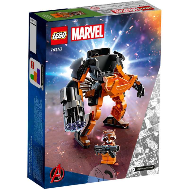 Promo LEGO 76243 Super Heroes Rocket Mech Armor Diskon 12% Di