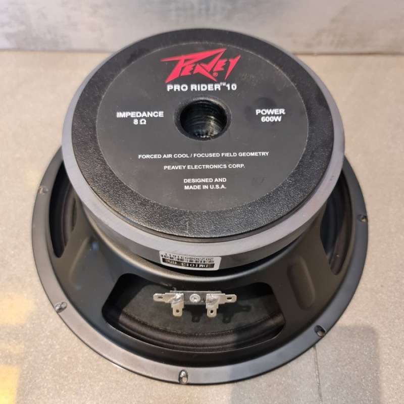 Jual Baru Speaker Peavey 10 Inch Pro Rider 600 Watt Komponen