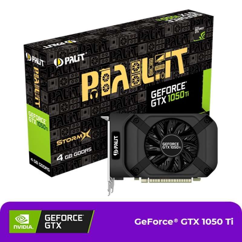 Jual Sale Vga Card Palit Geforce Gtx 1050 Ti Stormx 4g Gddr5 Termurah Di Seller Osatha Shop Id Kramat Kota Jakarta Pusat Blibli
