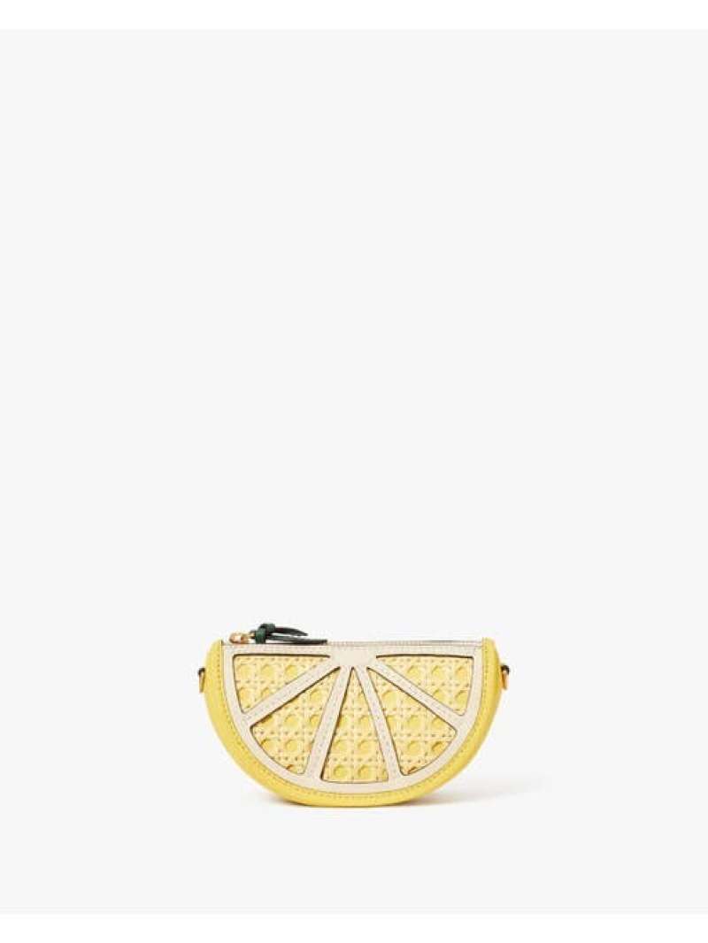 Kate spade lemon coin purse deals