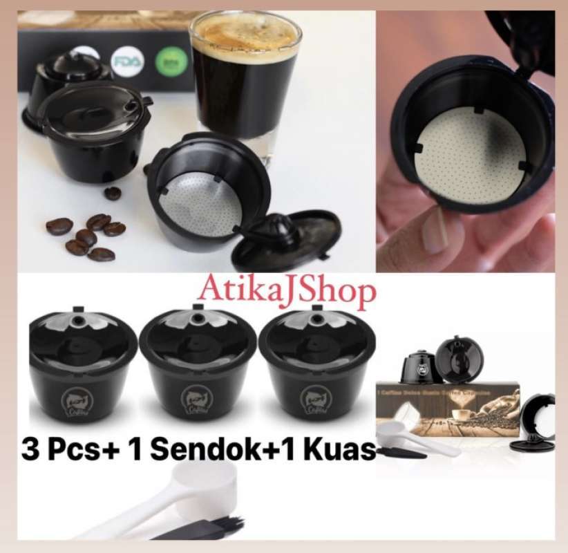 Jual Refill Capsule Nescafe Dolce Gusto 3 Pcs Set Gen 3 Refillable Kapsul Di Seller Fuillashop Kalideres Kota Jakarta Barat Blibli