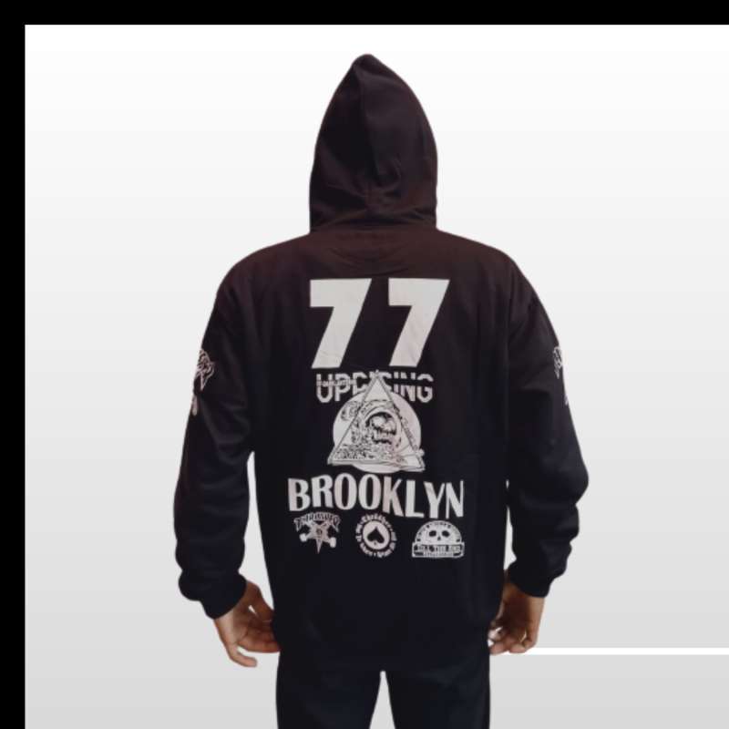 Jual Jaket Hoodie Pria Wanita Sweater Thrasher Brooklyn 77 L Hitam Di Seller Dunia Jaket Cijerah Kota Bandung Blibli