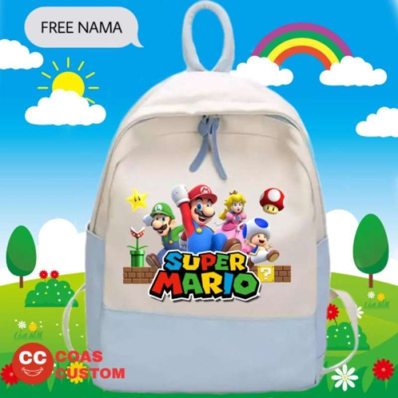 Tas Super Mario Bros Tas Ransel Anak Sekolah