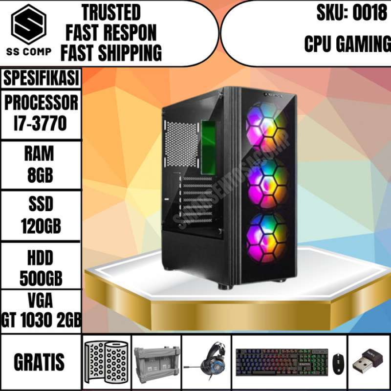 Gt 1030 hotsell i7 3770