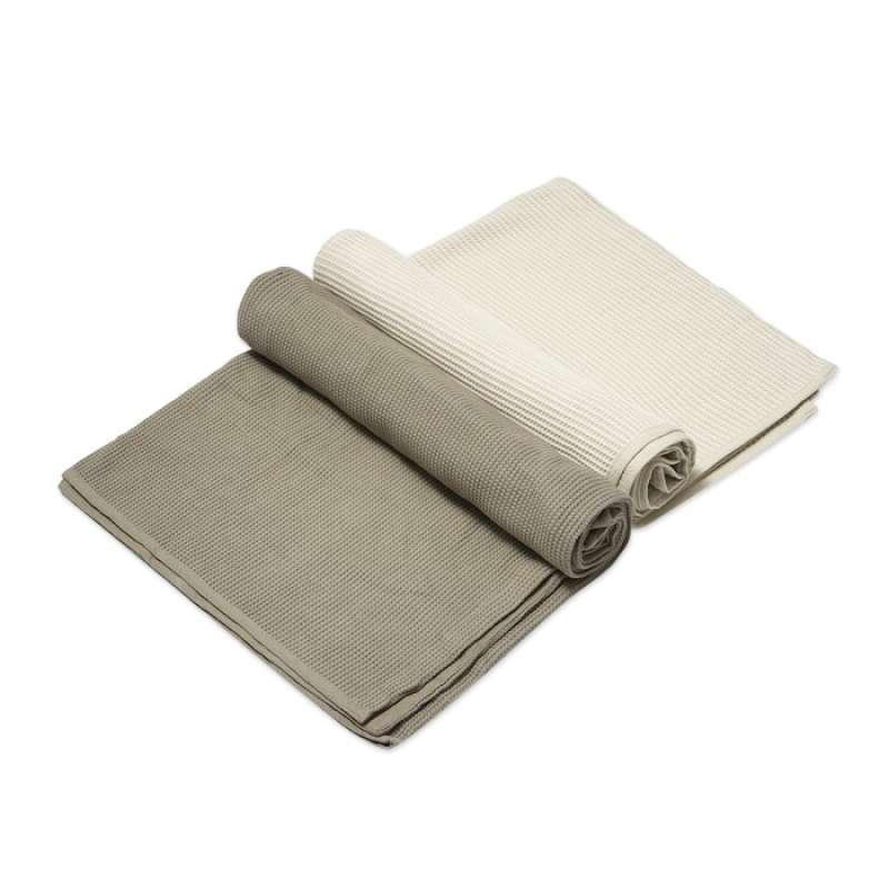 Muji waffle towel top