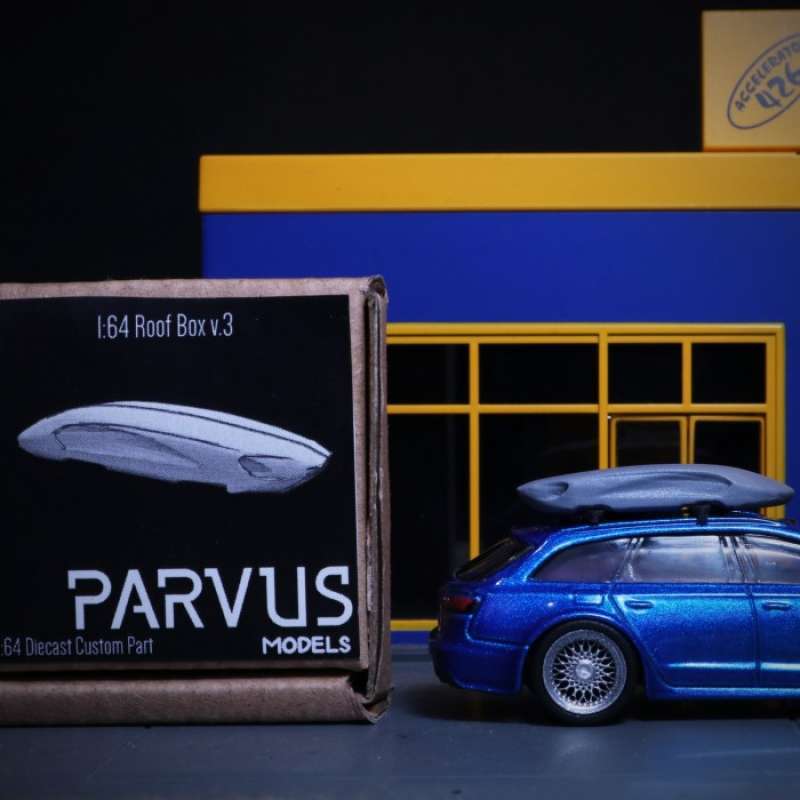 Parvus Models 1 64 Roof Box v3 custom Hot Wheels Tomica MiniGT Nord 56