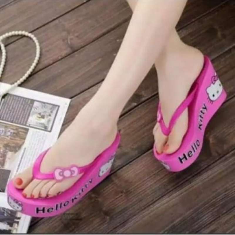 Sandal hello kitty wedges top