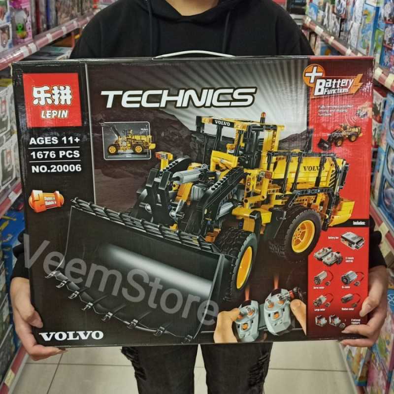 BRICK LEGO BLOCKS CONSTRUCTION LEPIN 20006 TECHNICS 1676PCS REMOTE GANI12