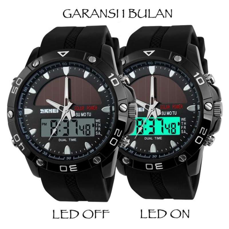 Skmei solar power sport led watch water resistant 50m store