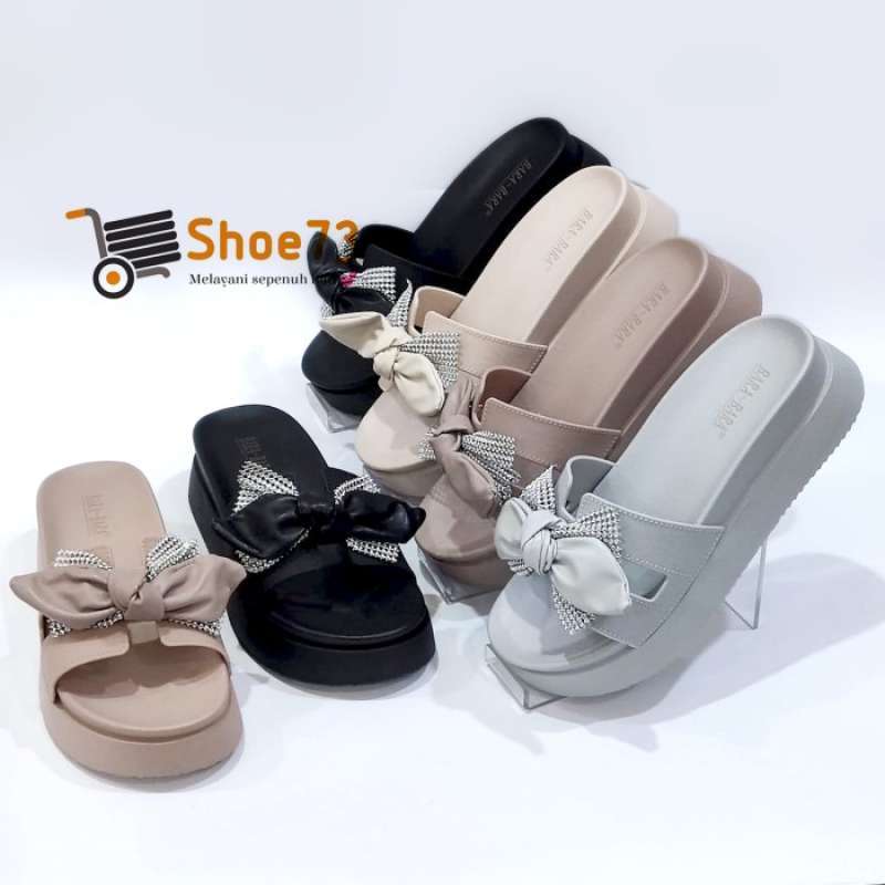 Jual BARA BARA 219 V 12 SIZE 36 40 Sandal Wedges Selop Jelly