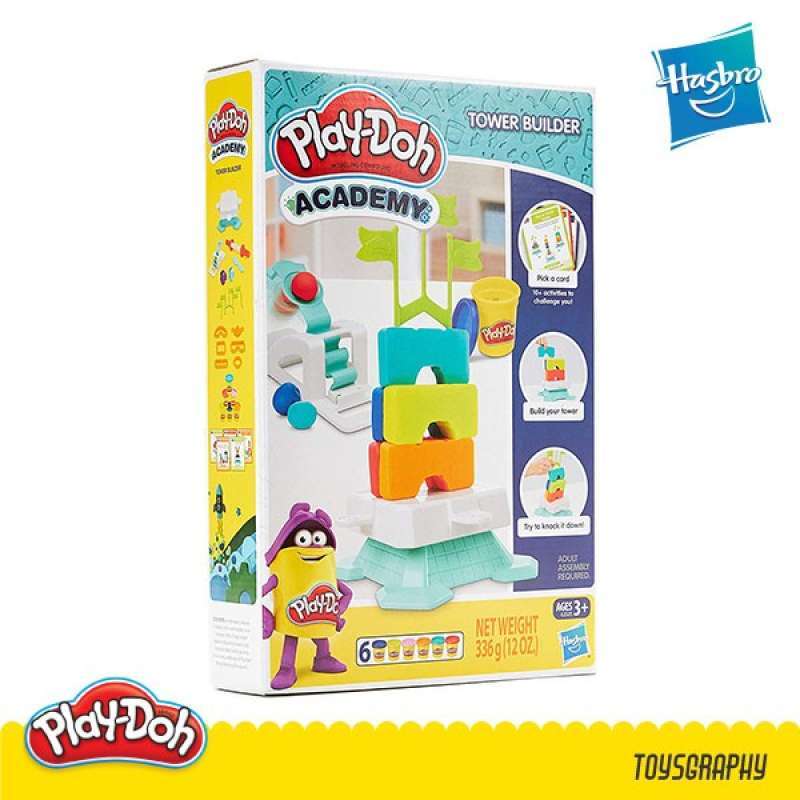 Promo Playdoh Academy TOWER BUILDER and CATAPULT Diskon 23 di