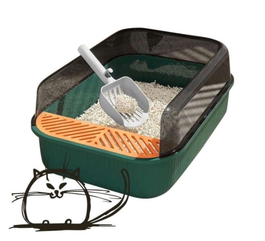 Harga litter box kucing deals