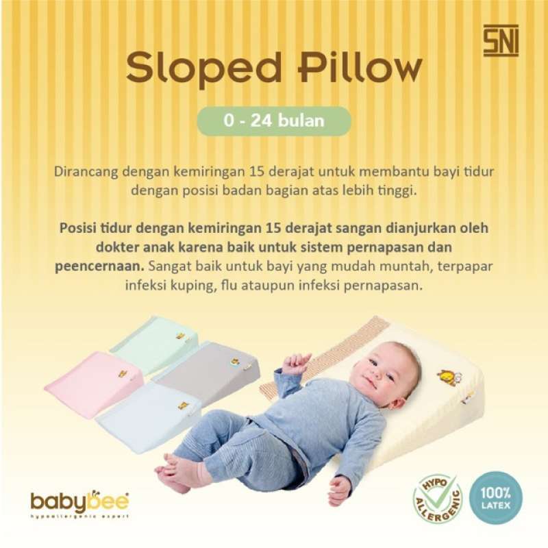 Baby sloped pillow shop