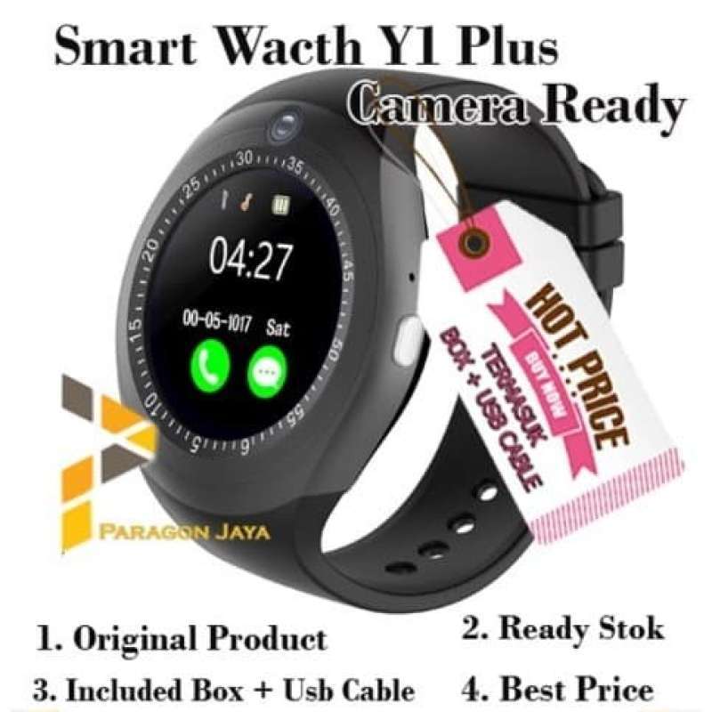 Jual Smart Watch Dz11 Plus Jam Pintar Smartwatch Y1 Plus Camera Fullblack Di Seller Mba Ayu Tugu Selatan Kota Jakarta Utara Blibli