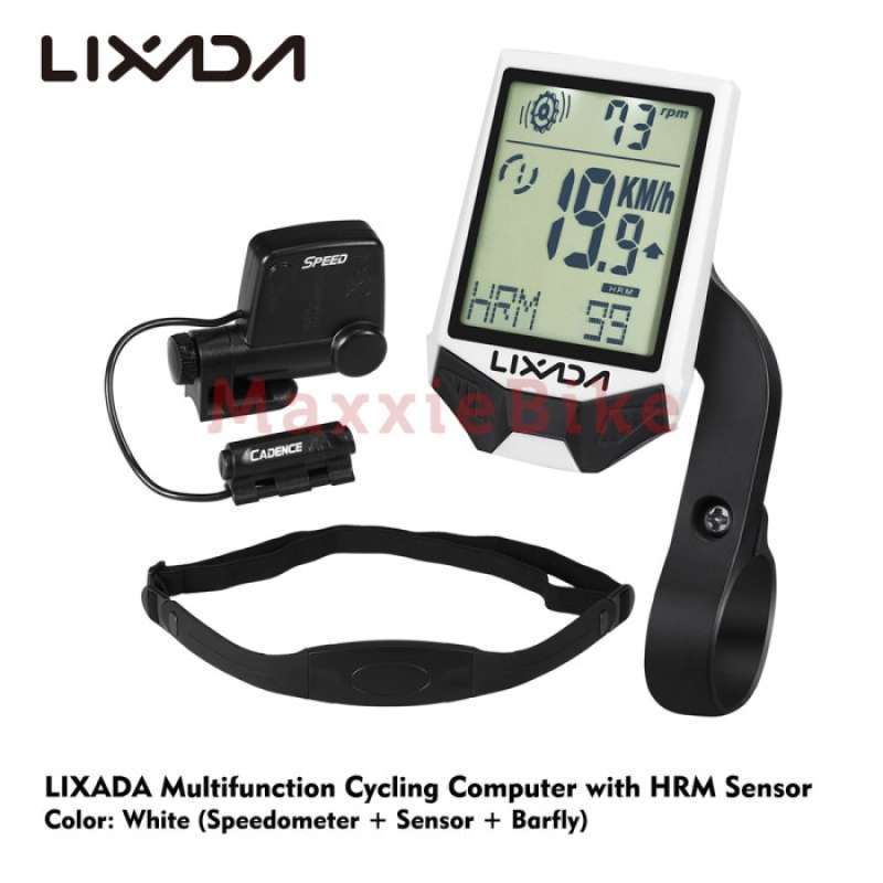 Promo Lixada 3 In 1 Speedometer Heartrate Cadence Xhbc335 Bicycle