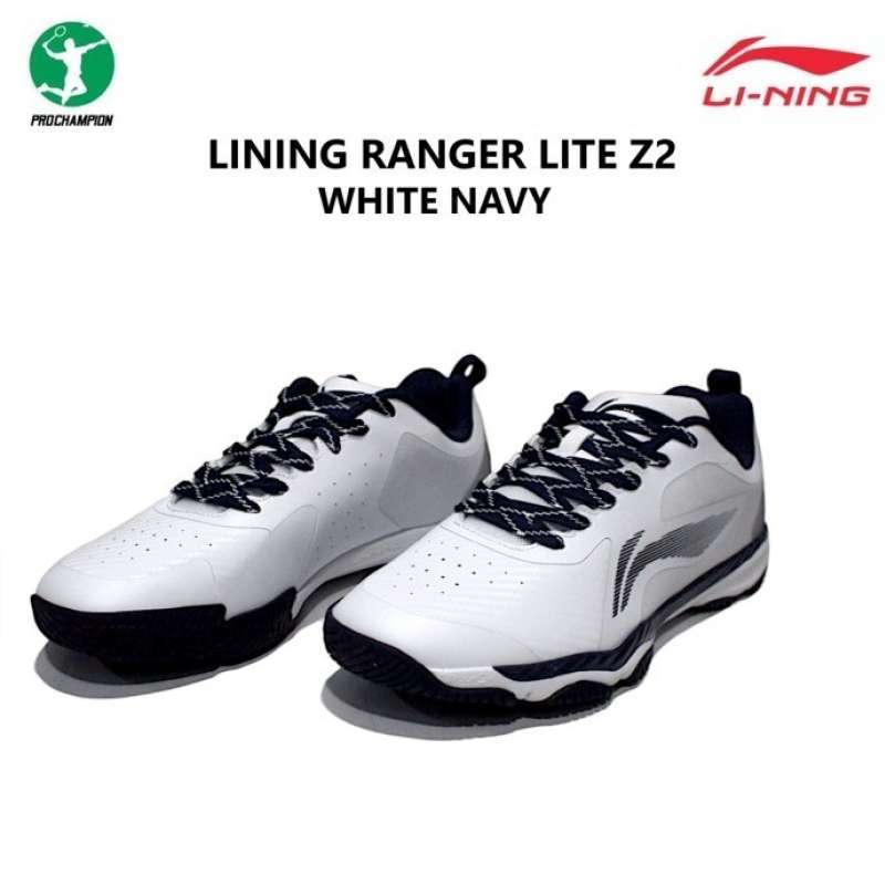 Sepatu Badminton Shoes Lining Ranger Lite Z2 White Navy