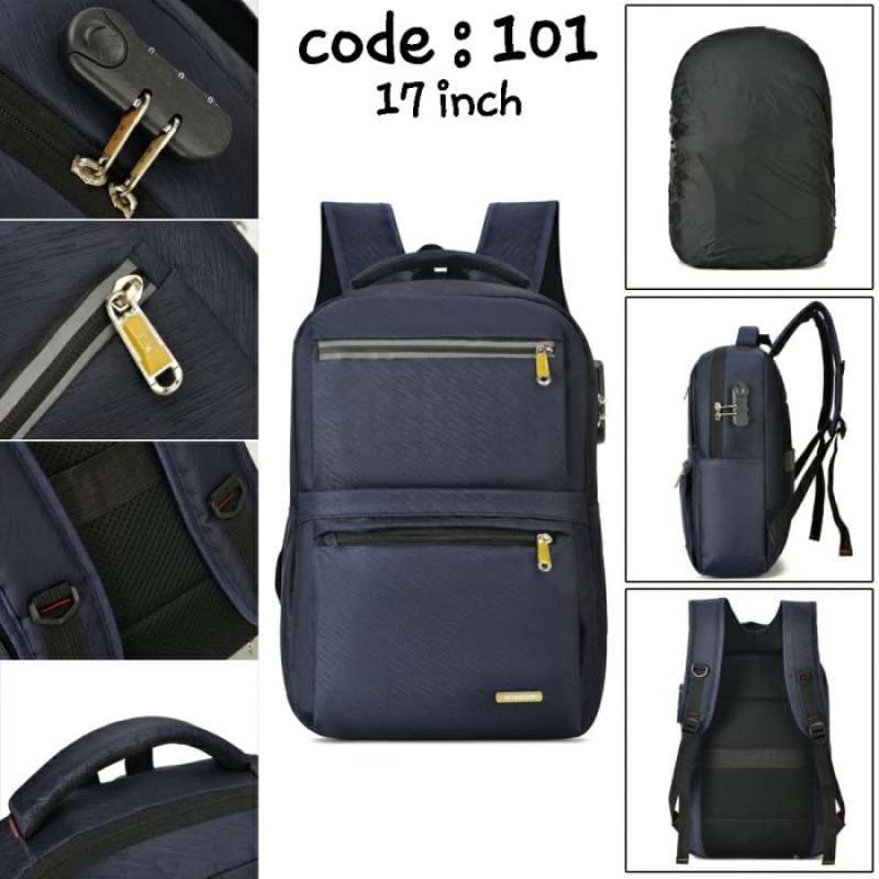 ransel polo action 20in . tas ransel import. murah . laptop
