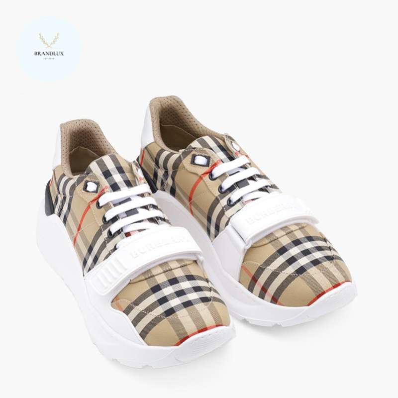 Burberry velcro sneakers best sale
