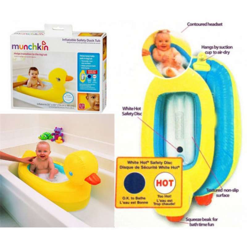 Munchkin inflatable safety duck hot sale tub