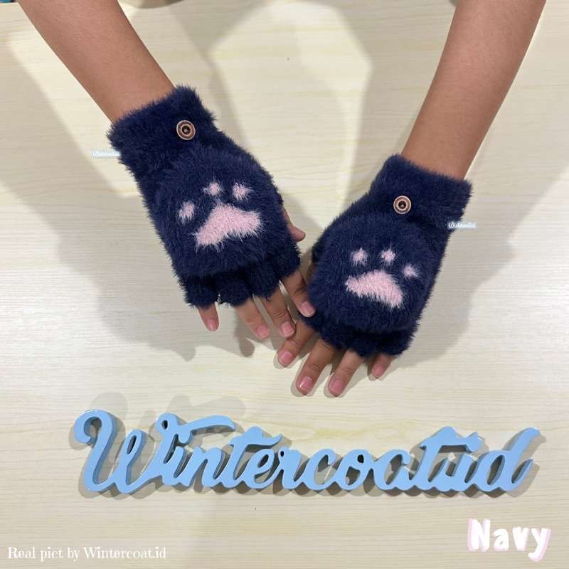 Promo Verish Sarung Tangan Bulu Wanita Winter Gloves Woman Women