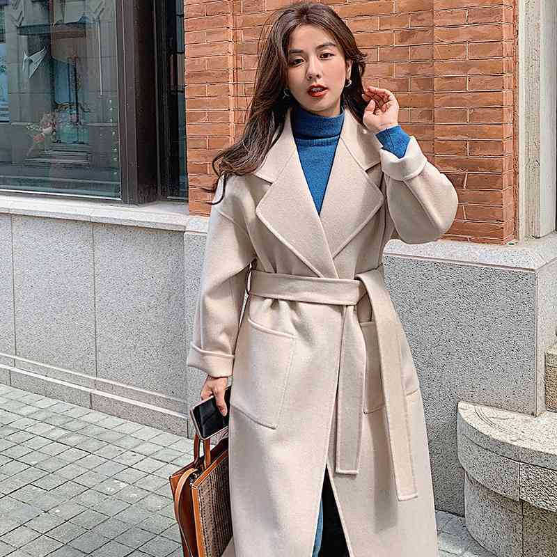 Long blazer korea discount