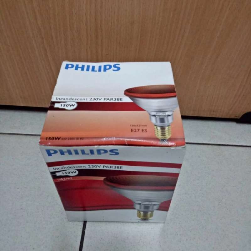 Promo Lampu infrared 150 watt philips Par38E Diskon 26 di Seller