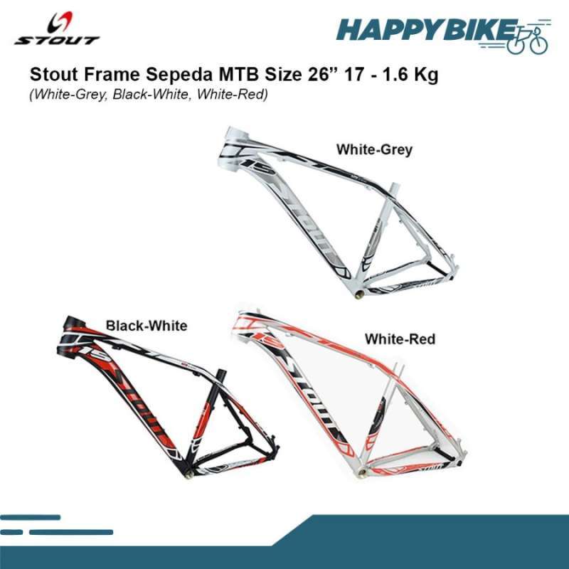 Jual Stout Frame Rangka Sepeda Mtb Ft15 Qr 26 Disc brake Alloy Di Seller Tokohappybike Official Store Toko Happy Mtb Kota Jakarta Selatan Blibli