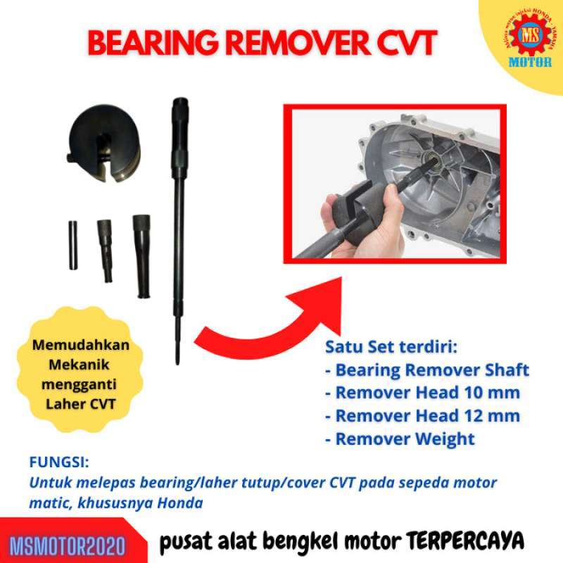 Bearing shop remover head