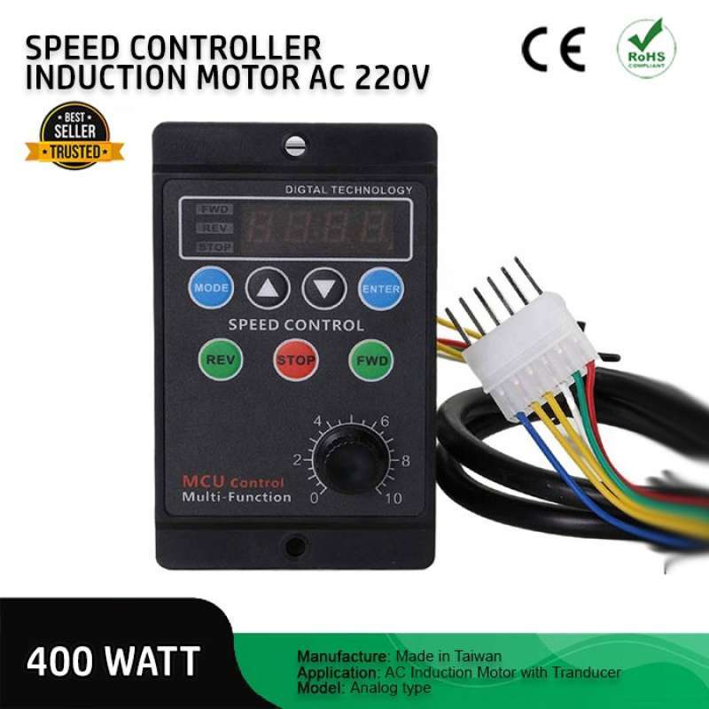 Promo Digital speed controller motor AC 1 phase 220V 400 Watt Diskon 23% di  Seller Arie Shop - Harapan Jaya, Kota Bekasi